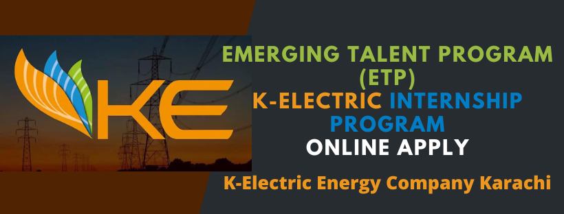 K Electric Internship Program for Emerging Talent Program (ETP)