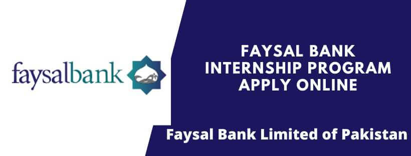 Faysal Bank Internship Program