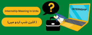 Internship Meaning In Urdu (انٹرن شپ اردو میں )