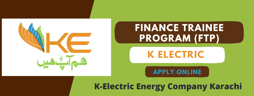 K Electric Finance Trainee Program (FTP) in Karachi