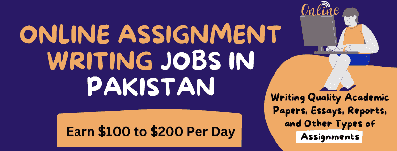 online assignment writing jobs in pakistan