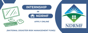 NDRMF Internship Jobs Online Apply (National Disaster Risk Management Fund)